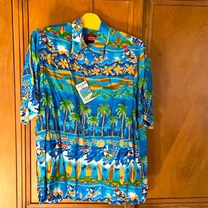 Reyn Spooner Mickey Mouse M short sleeved shirt with pocket